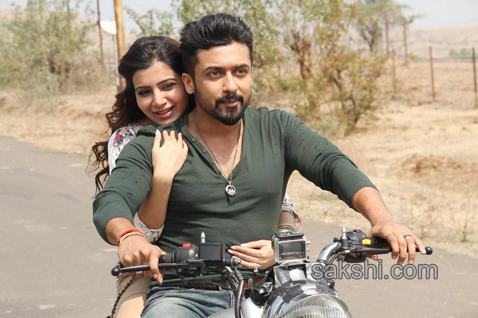 surya and samantha Anjaan frist look4