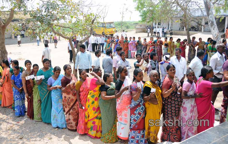 ZPTC  MPTC polling at different districts in state - Sakshi24