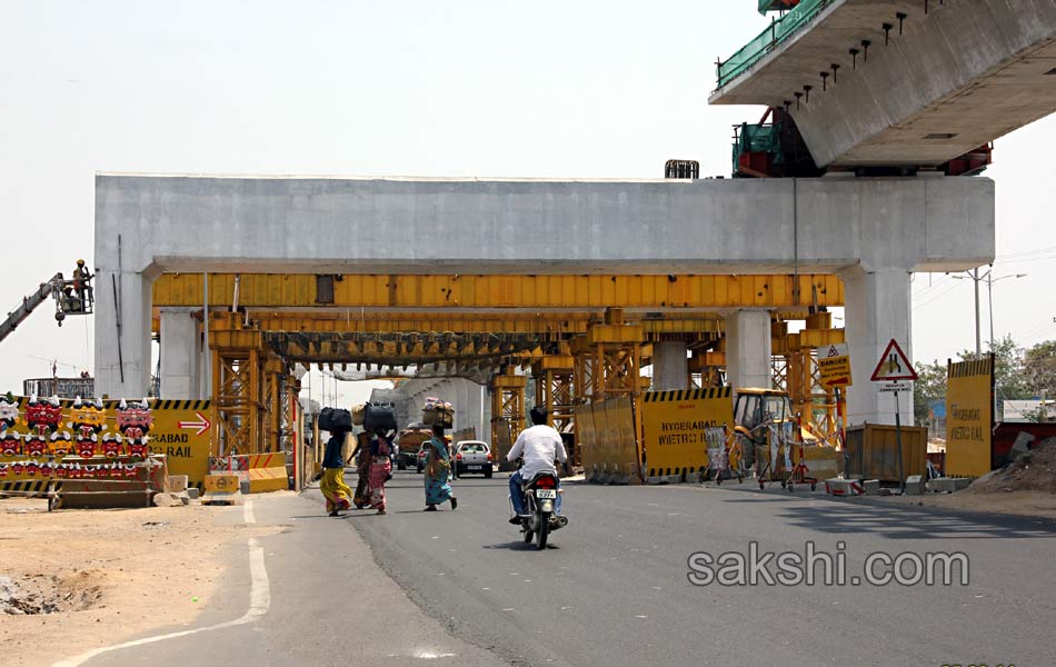 Metro Railway statiions getting ready - Sakshi6