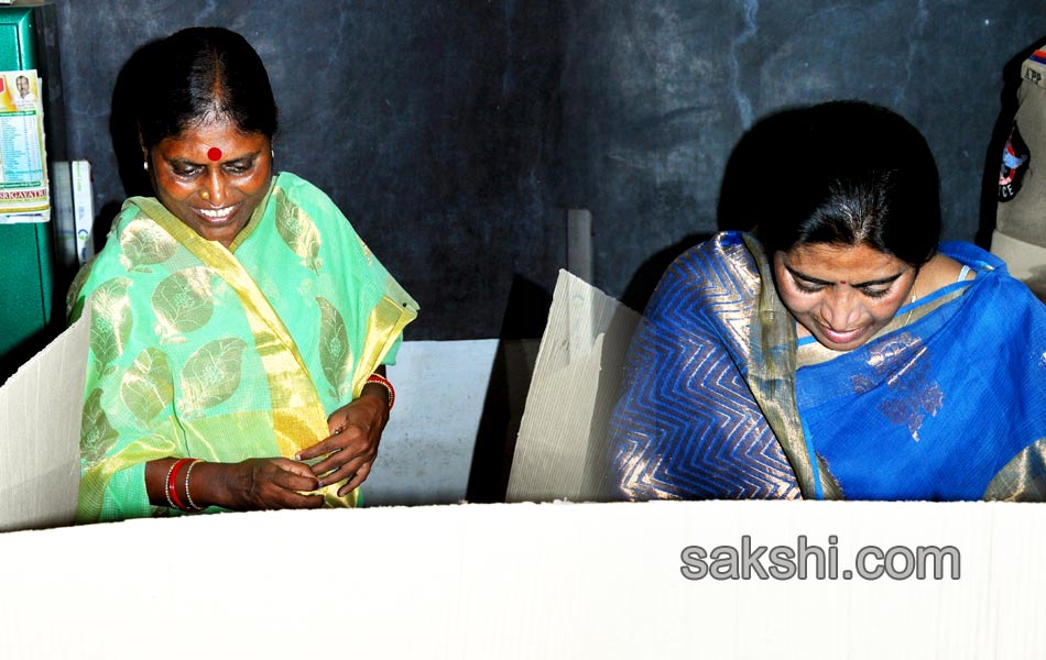 political leaders cast their Votes Elections 2014 in seemandhra - Sakshi3