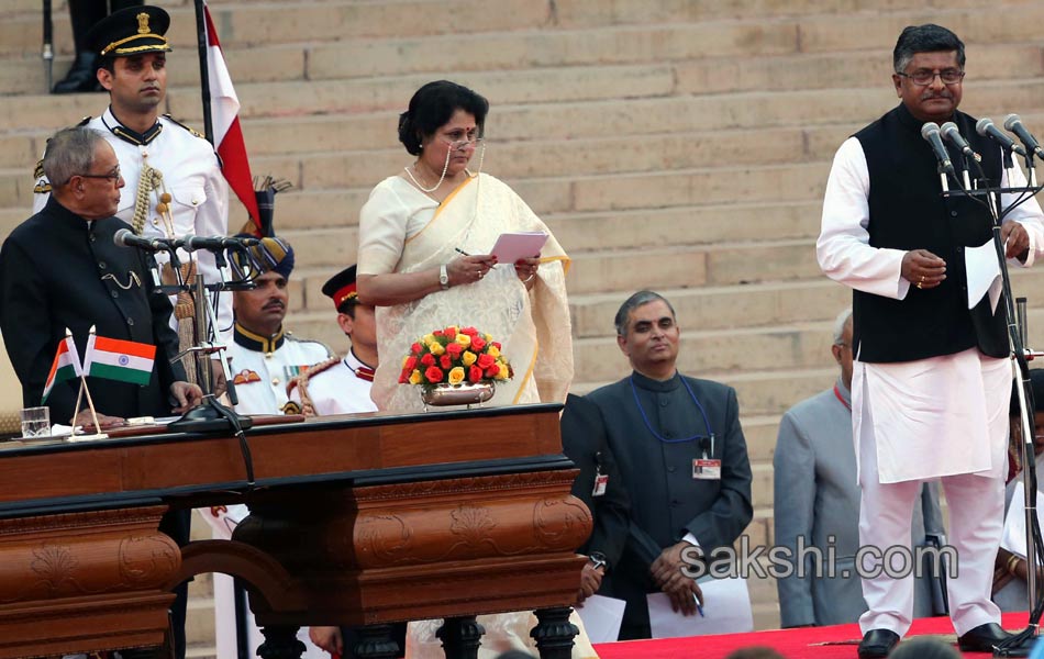 Modi swearing in ceremony - Sakshi22