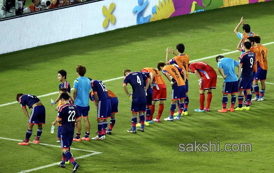 Japan v Greece 2014 Match Draw - Sakshi11