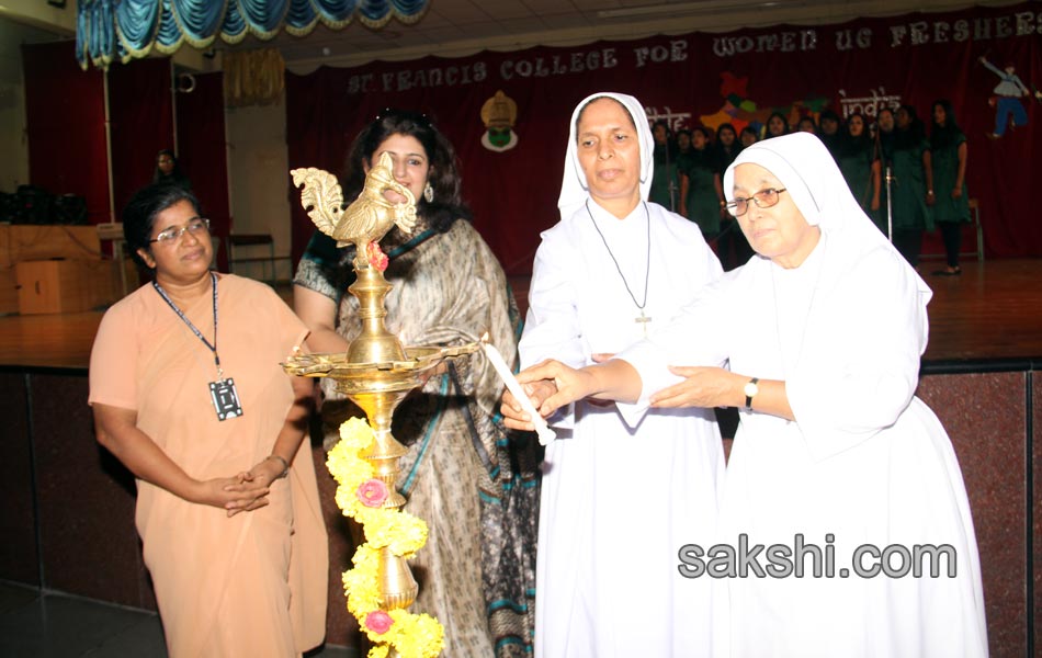 freshers day party at st francis - Sakshi6