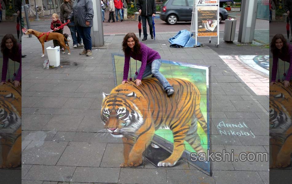 3D street art paintings - Sakshi17