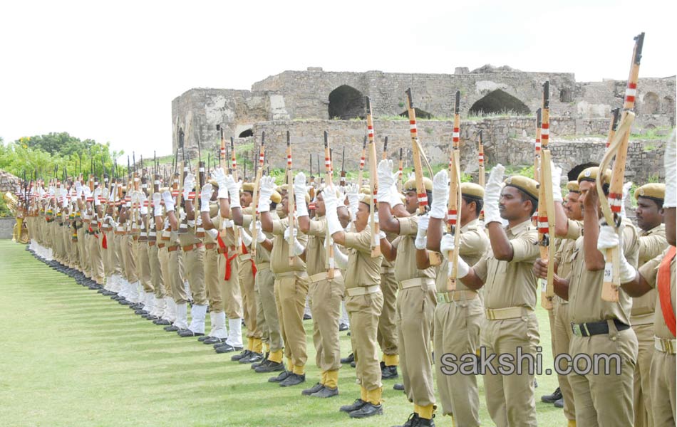 marching in golkonda fort - Sakshi4