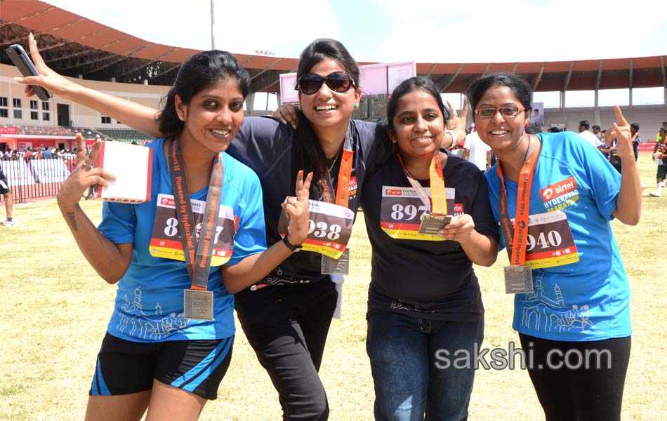 airtel marathon in hyderabad - Sakshi14