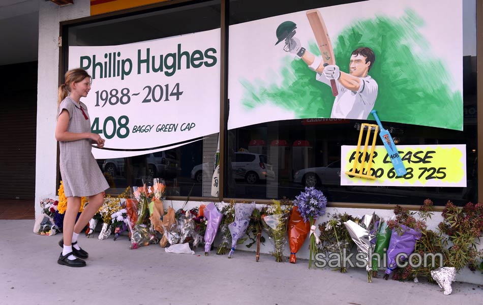 Australia Bids Farewell to Cricket Star Phillip Hughes10