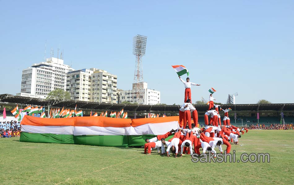 Telangana sports meet start - Sakshi1