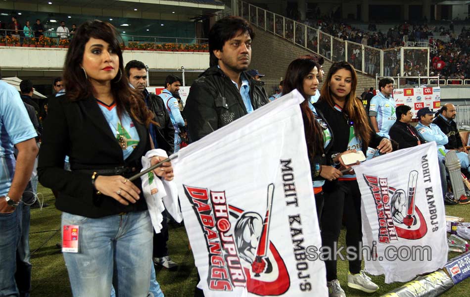 CCL 5 Bhojpuri Dabanggs Vs Telugu Warriors Match - Sakshi11