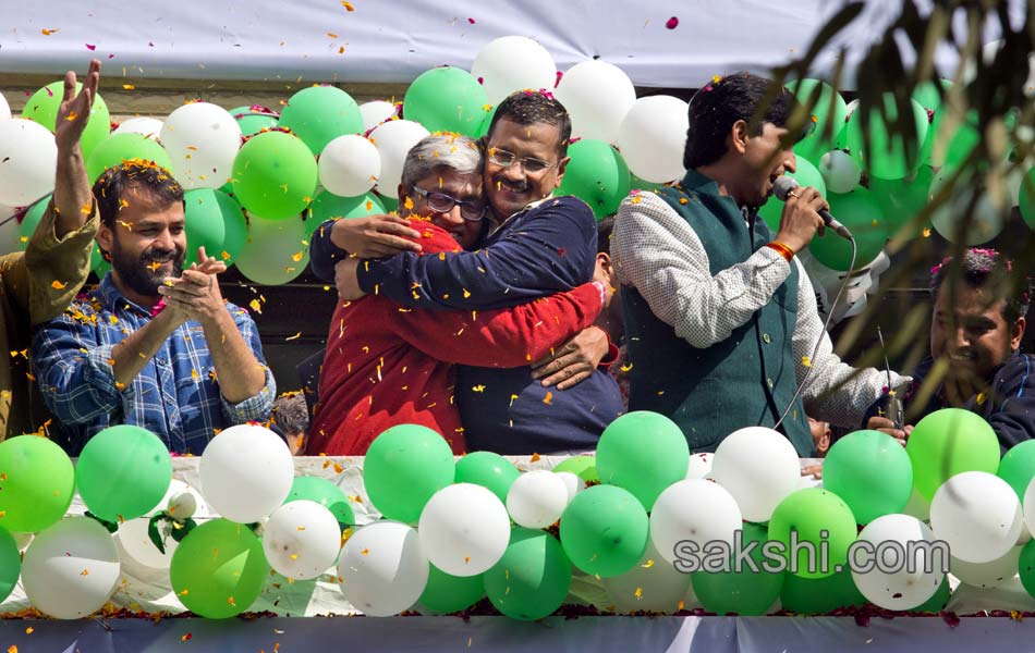 Aam Aadmi Party leaders celebrations - Sakshi18