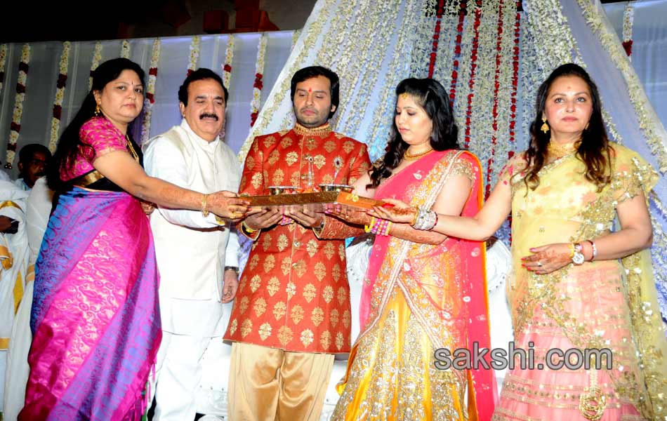 Jayaprada nephew Siddharth Pravallika Reddy Engagement10