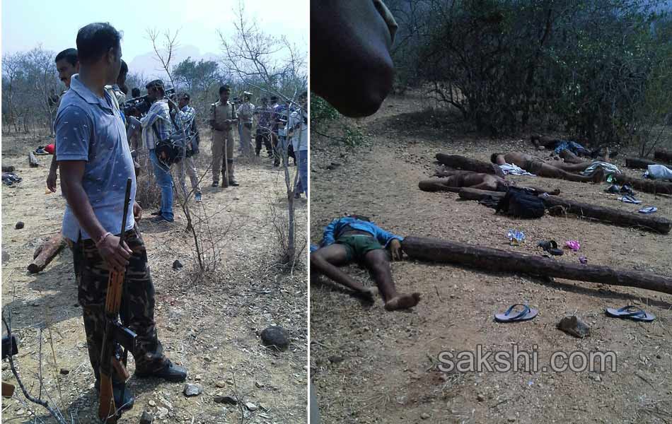 sandalwood smugglers encouter in chittoor - Sakshi6