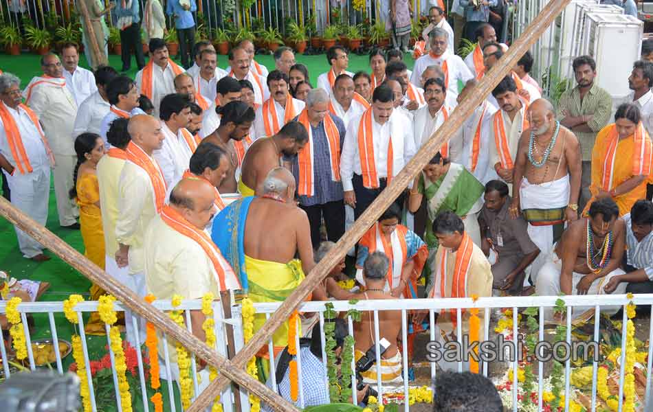 Bhumi puja In AP - Sakshi12