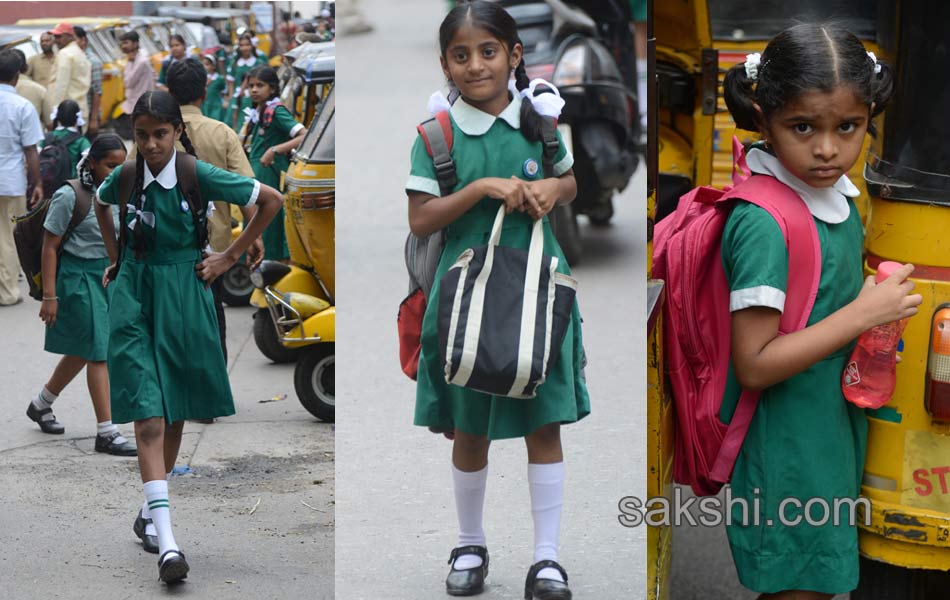 childrens are in school after summer holidays - Sakshi11