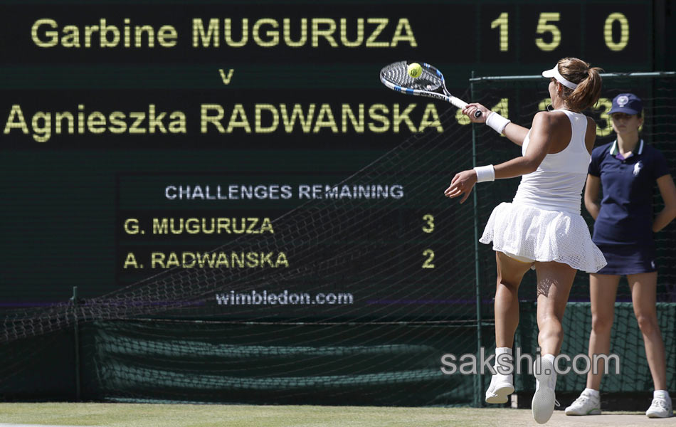 Garbine Muguruza Vs Serena Williams to wimbledon final 4