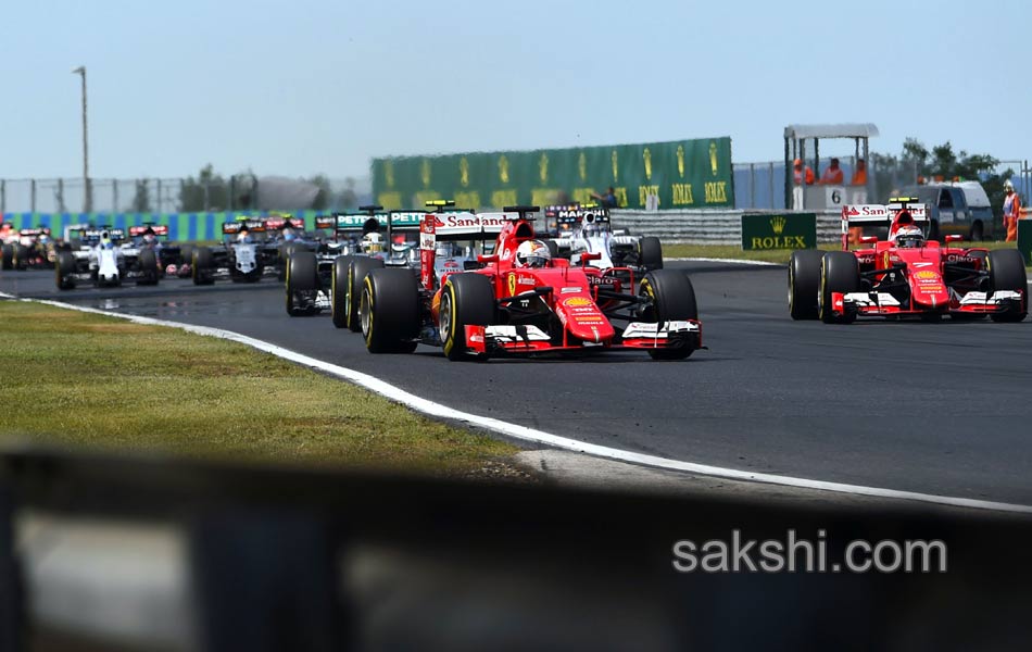 Sebastian Vettel won Hungarian Formula One19