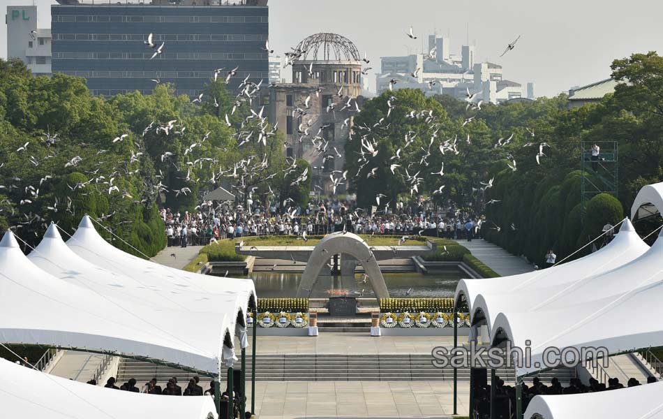 Hiroshima Peace Memorial Park in western12