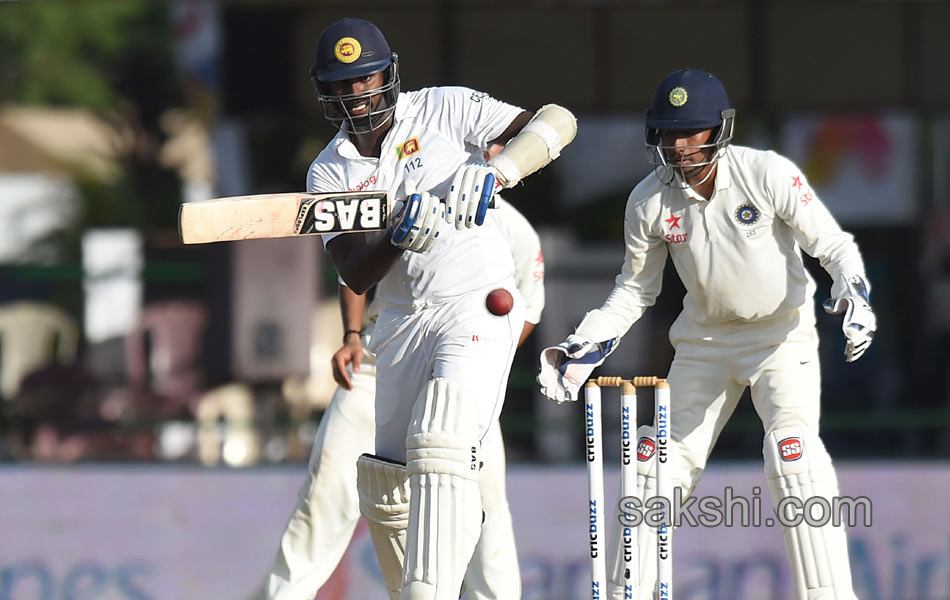 india and sri lanka second day test match - Sakshi5