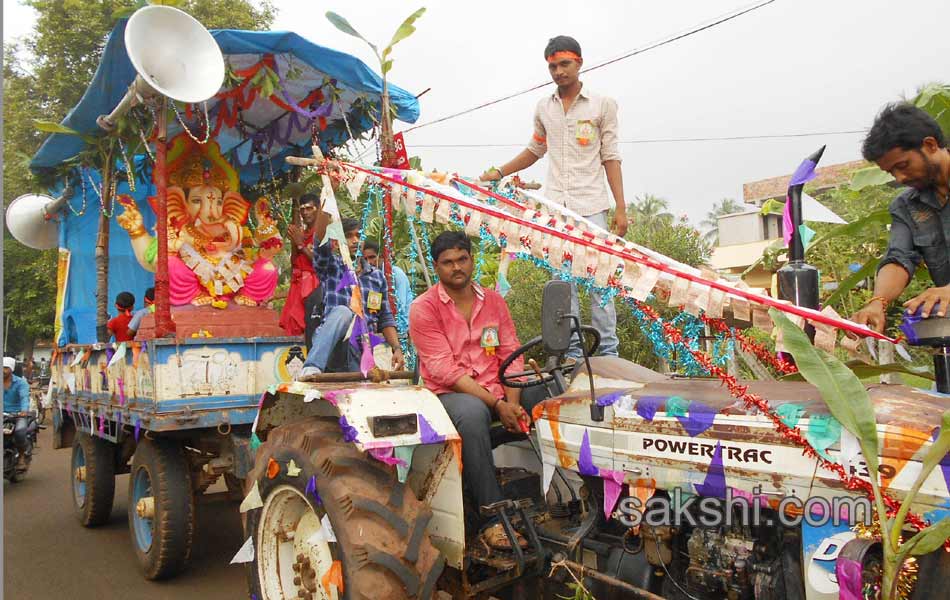 ganesh chaturthi celebrations in West Godavari district on second day2