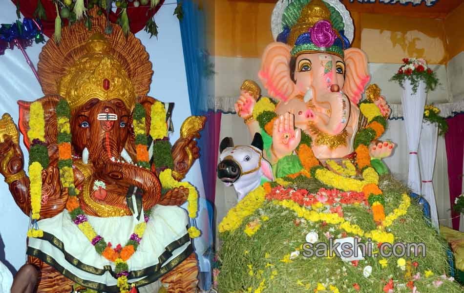 ganesh chaturthi celebrations in West Godavari district on second day8