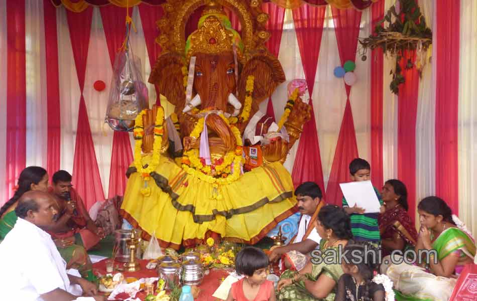 ganesh chaturthi celebrations in West Godavari district on second day10