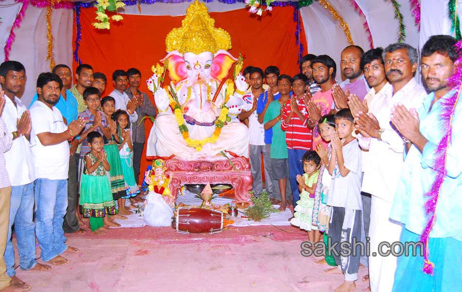 ganesh chaturthi celebrations in Ranga Reddy district onThird day7