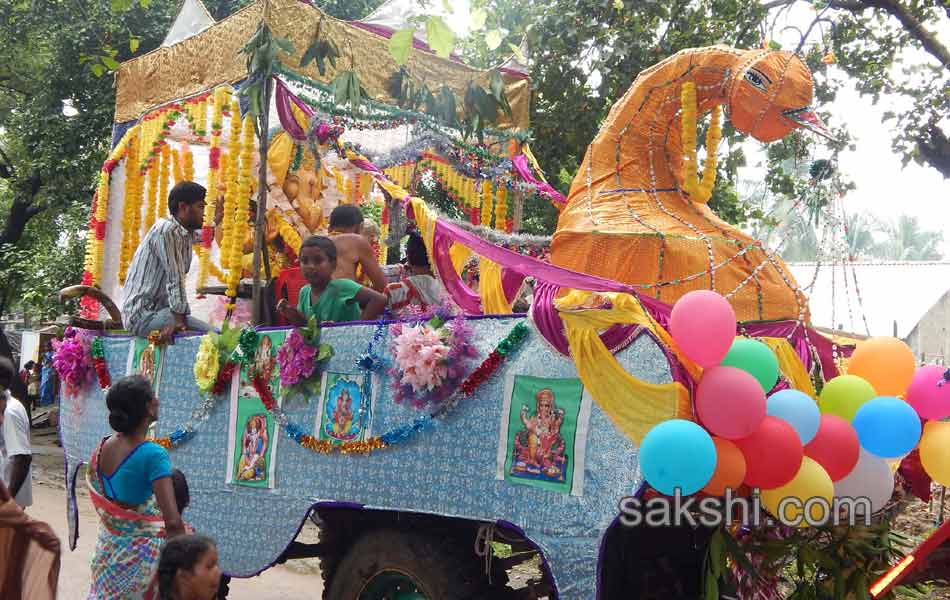 ganesh chaturthi celebrations in west godavari district onThird day3