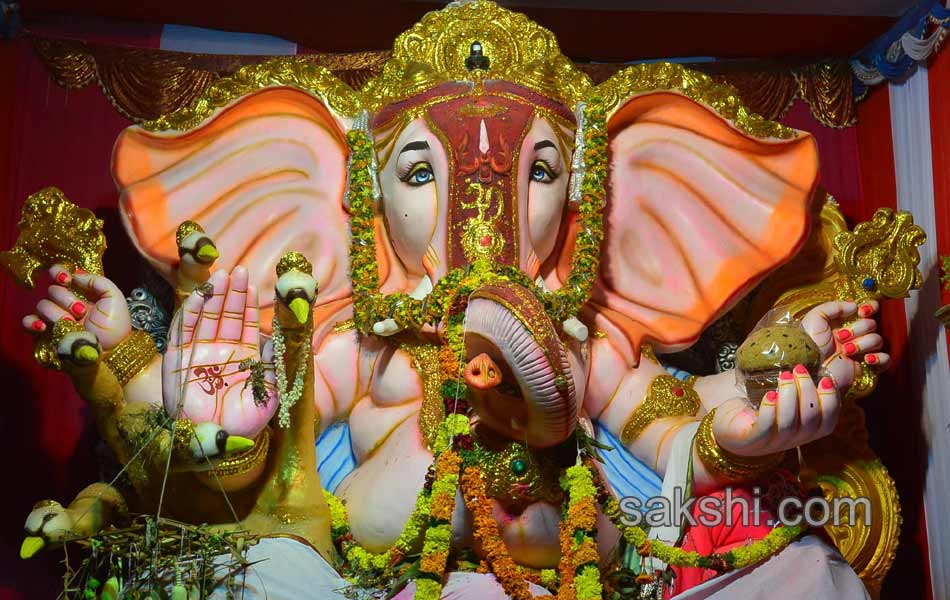 ganesh chaturthi celebrations in khammam district onThird day2