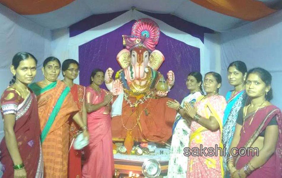 ganesh chaturthi celebrations in Ranga Reddy district onThird day3