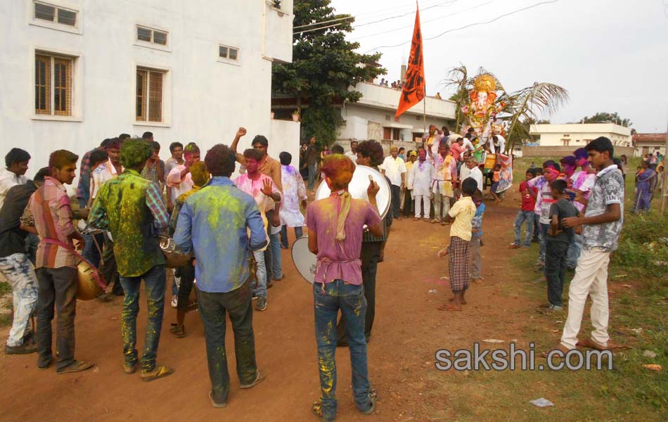 ganesh chaturthi celebrations in Ranga Reddy district onThird day7