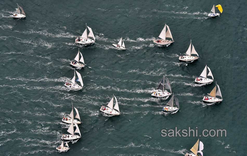 Boats sail during the 47th Barcolana regatta in the Gulf of Trieste - Sakshi6