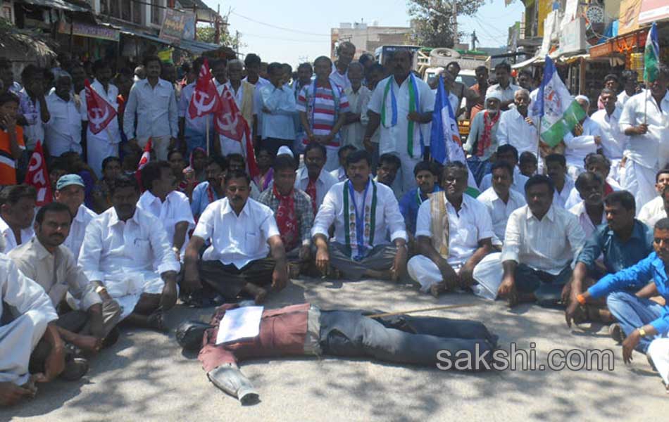 YSCP protesting on status - Sakshi9