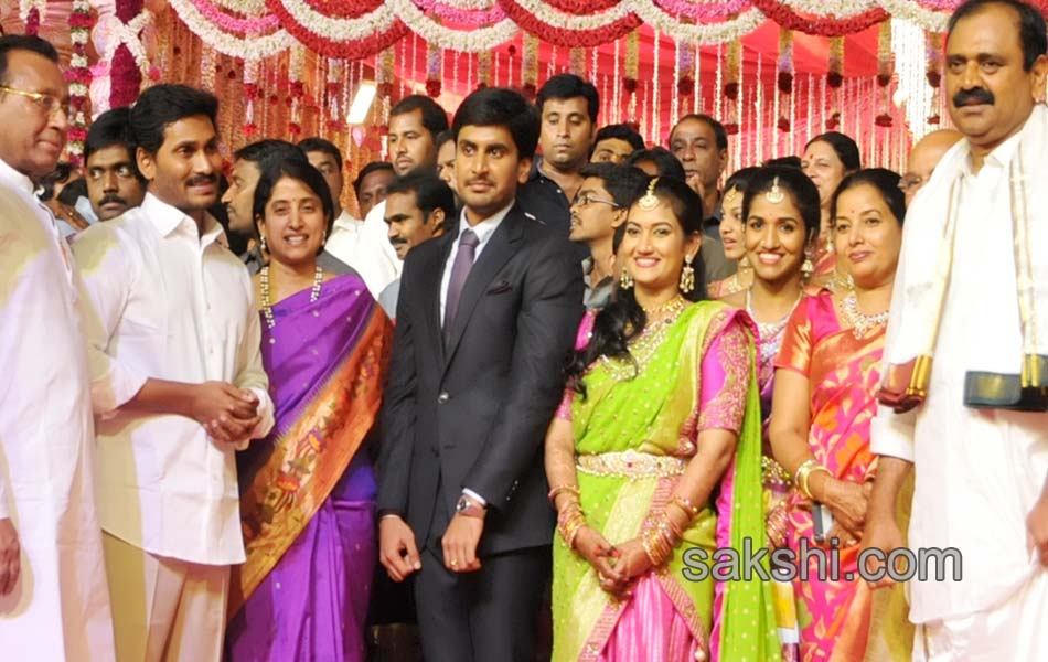 Bhumana Karunakar Reddy Son Abhinay Reddy Wedding Reception1