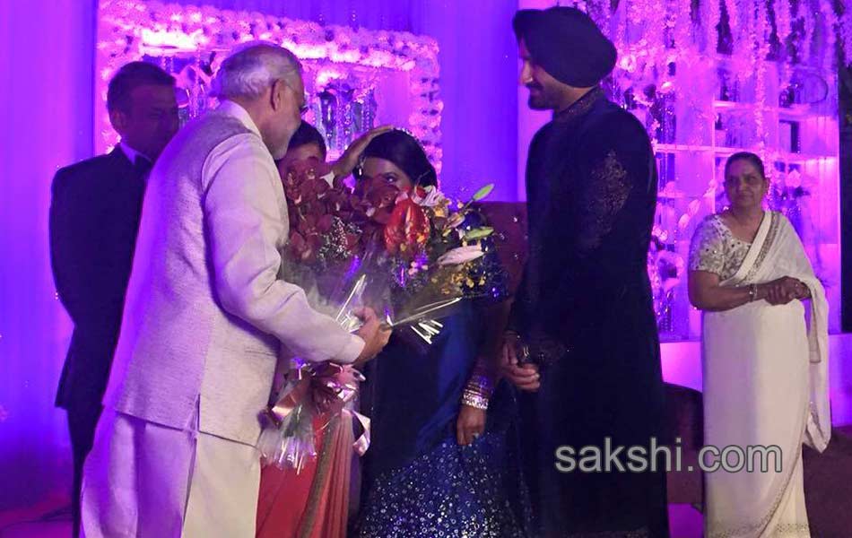 Harbhajan Singh wedding reception11