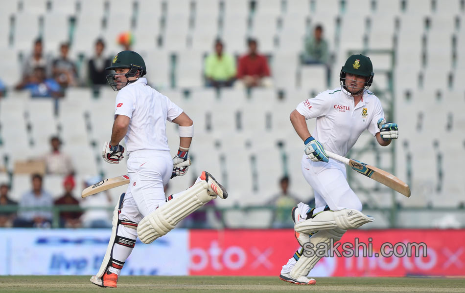 first Test match between India and South Africa at The Punjab Cricket3