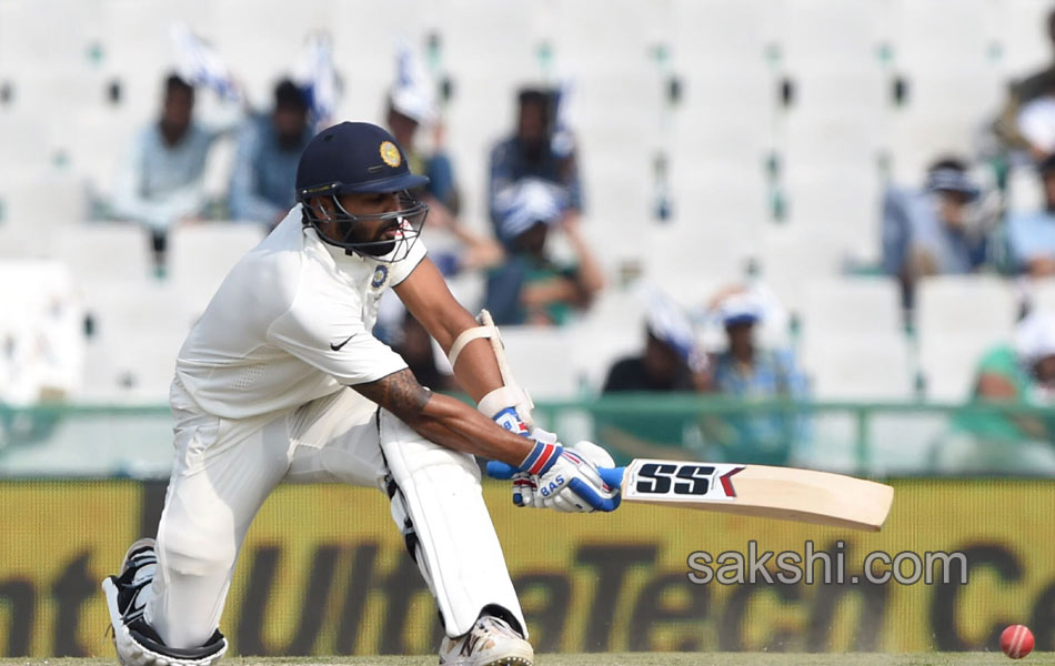 first Test match between India and South Africa at The Punjab Cricket12