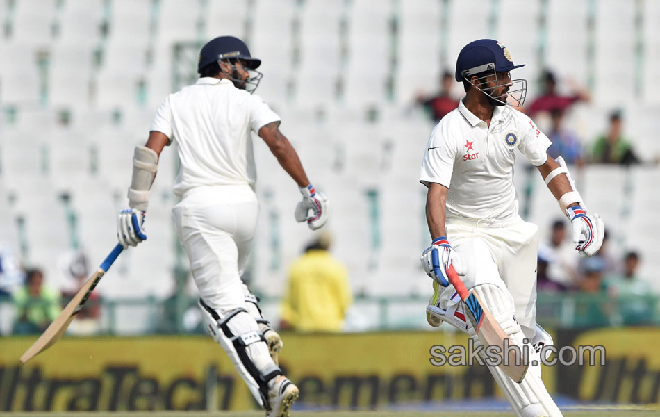 first Test match between India and South Africa at The Punjab Cricket13