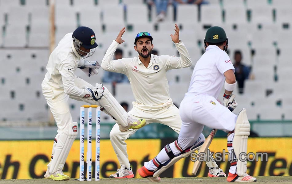 first Test match between India and South Africa at The Punjab Cricket18