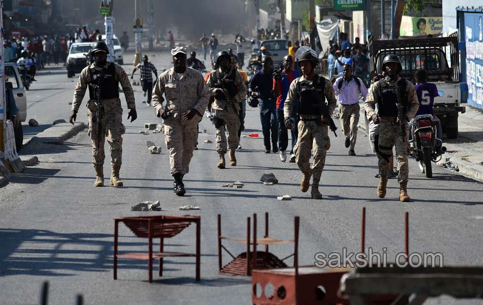 HAITI VOTE ELECTIONS PROTEST - Sakshi12