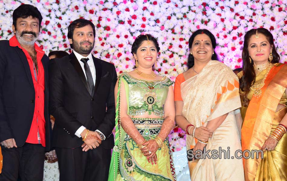 Jaya Prada son wedding party - Sakshi1