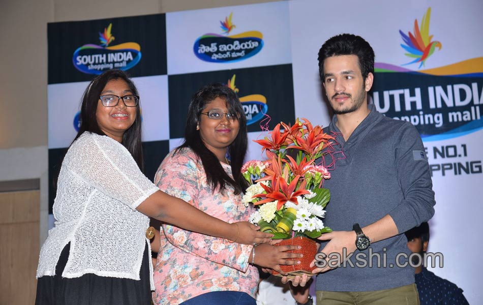 Akhil as South India Shopping Mall Brand Ambassador5