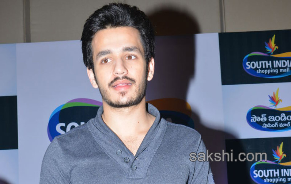 Akhil as South India Shopping Mall Brand Ambassador14