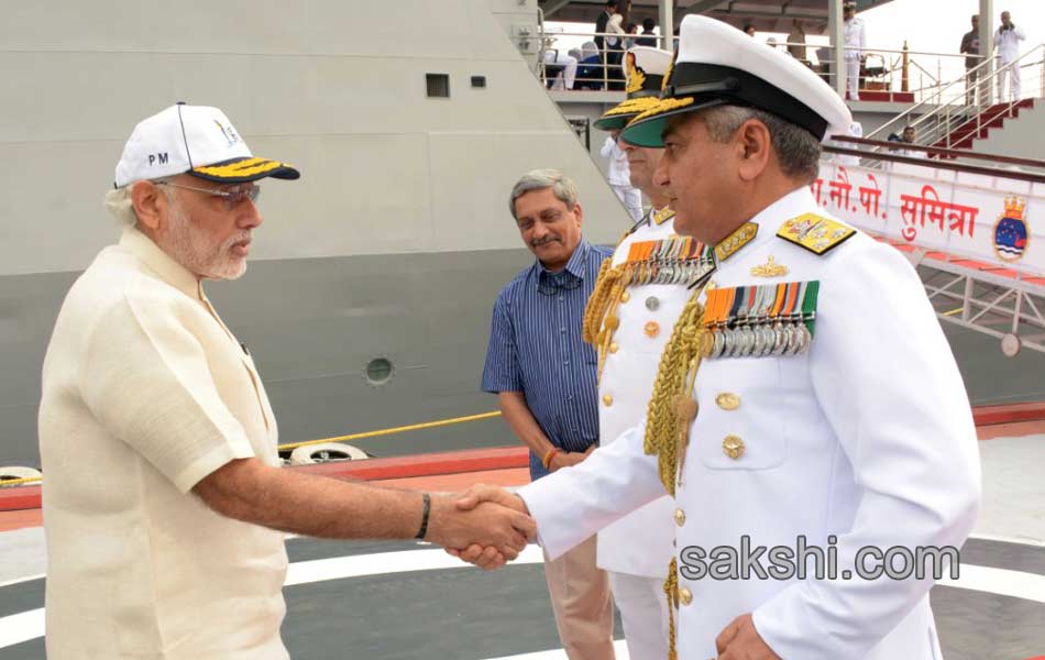 Pranab Modi to take part in International Fleet Review - Sakshi5