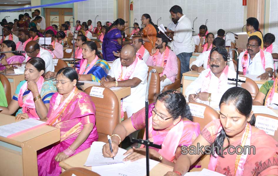 TRS leader B Rammohan elected GHMC Mayor3