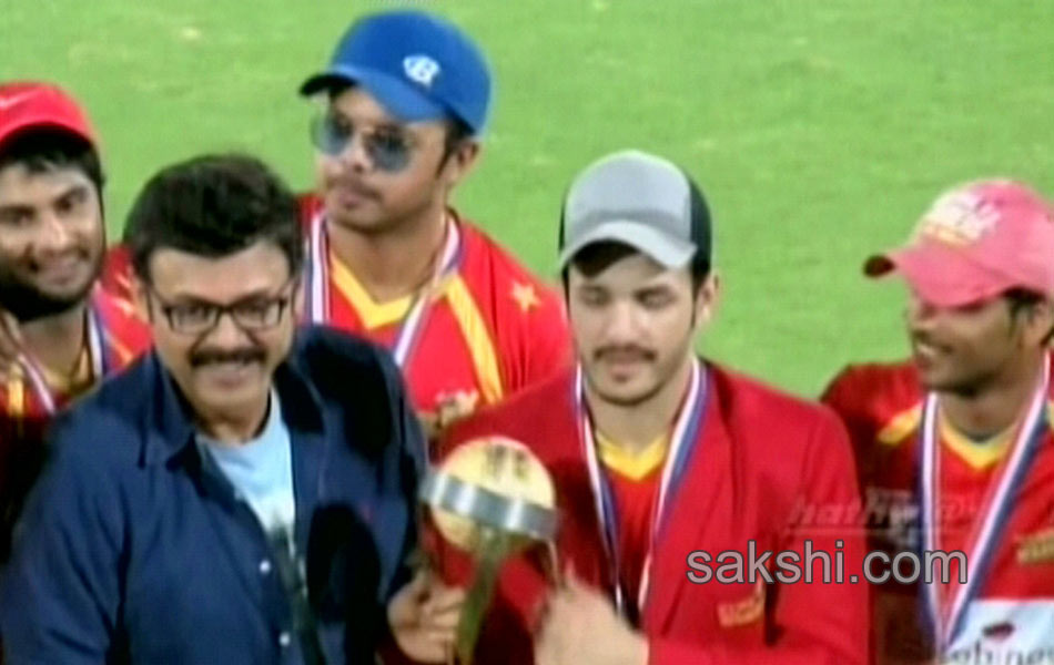 CCL6  winner Telugu warriors won by 211 runs17