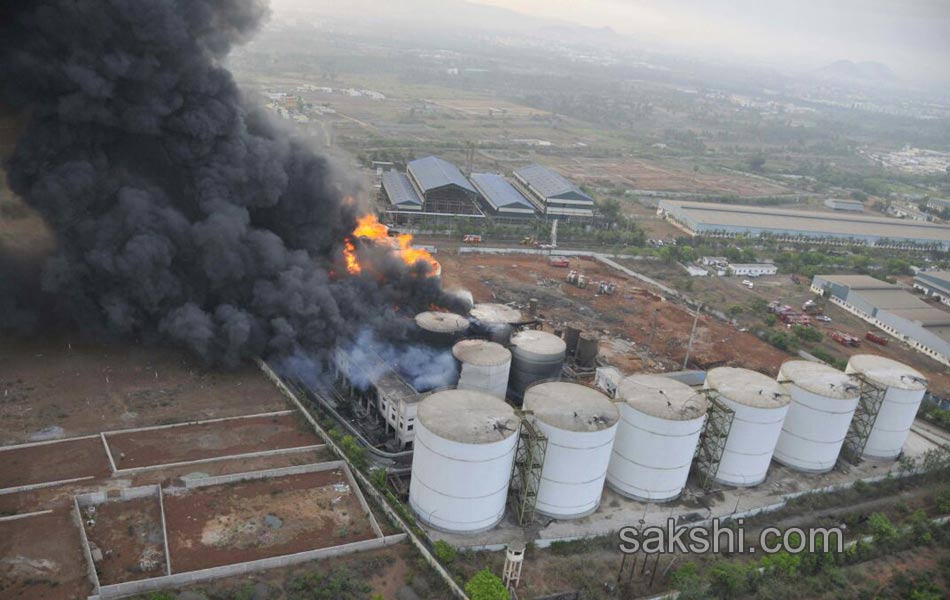 Fire breaks out at Visakhapatnam bio diesel plant fire16