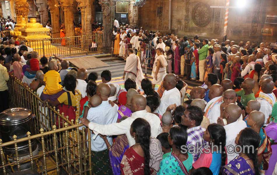 heavy rush in tirumala14