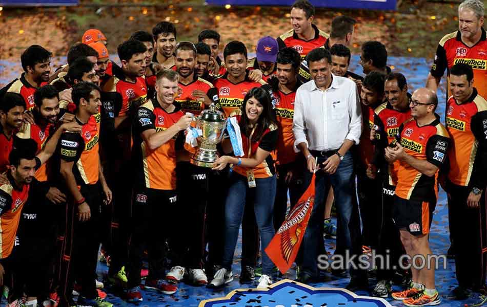 Sunrisers win first IPL title by 8 runs26