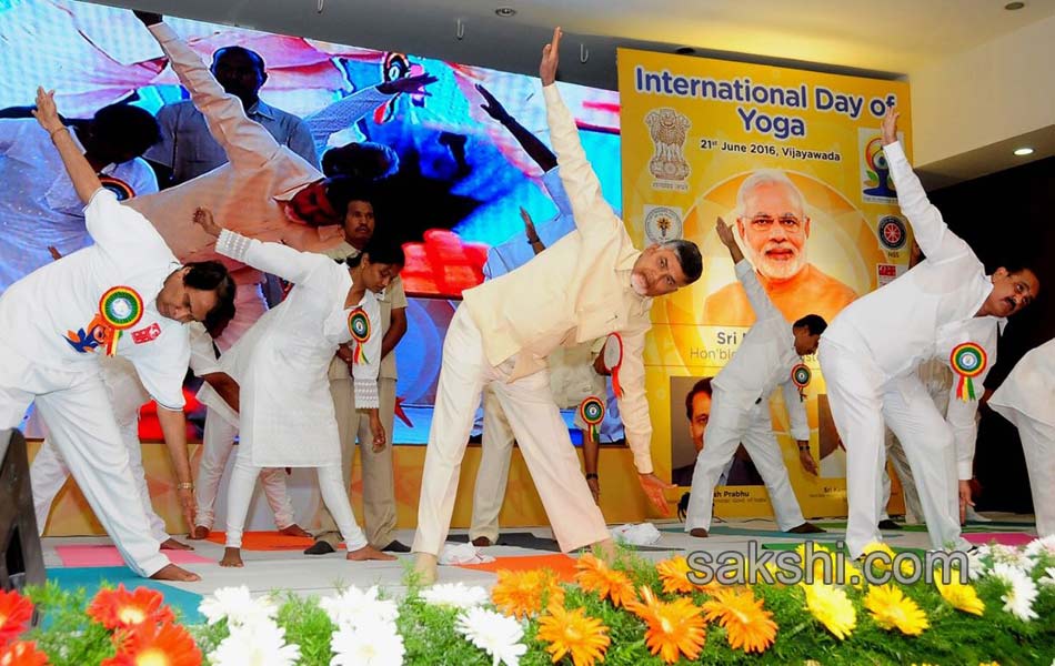 international yoga day celebrated in telugu states6