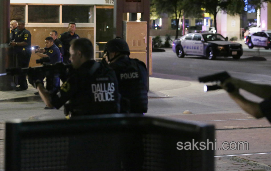 Police Shootings Protests Dallas - Sakshi19